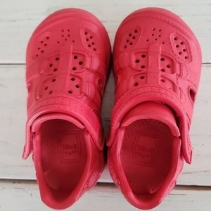 Red Teva Omnium Drift Shoes